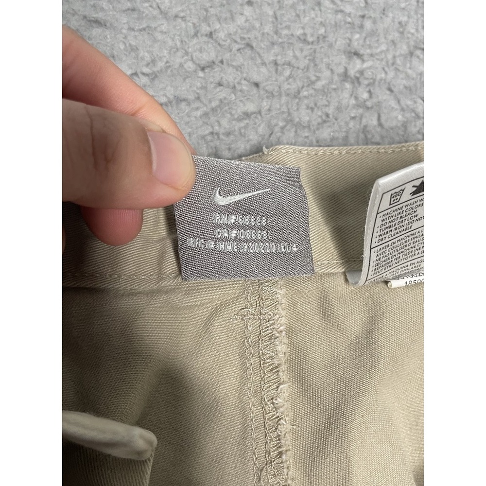 Vintage Y2K Nike Chino Shorts Mens Size‎ 40 Beige/Tan Performance Golf Casual - Picture 4 of 11